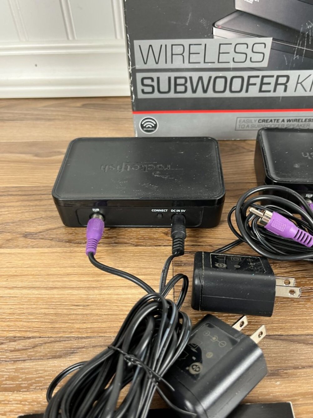 Rocketfish Wireless Subwoofer Sender/Receiver Kit Complete RF-WSW312 W/ Box - Picture 16 of 16